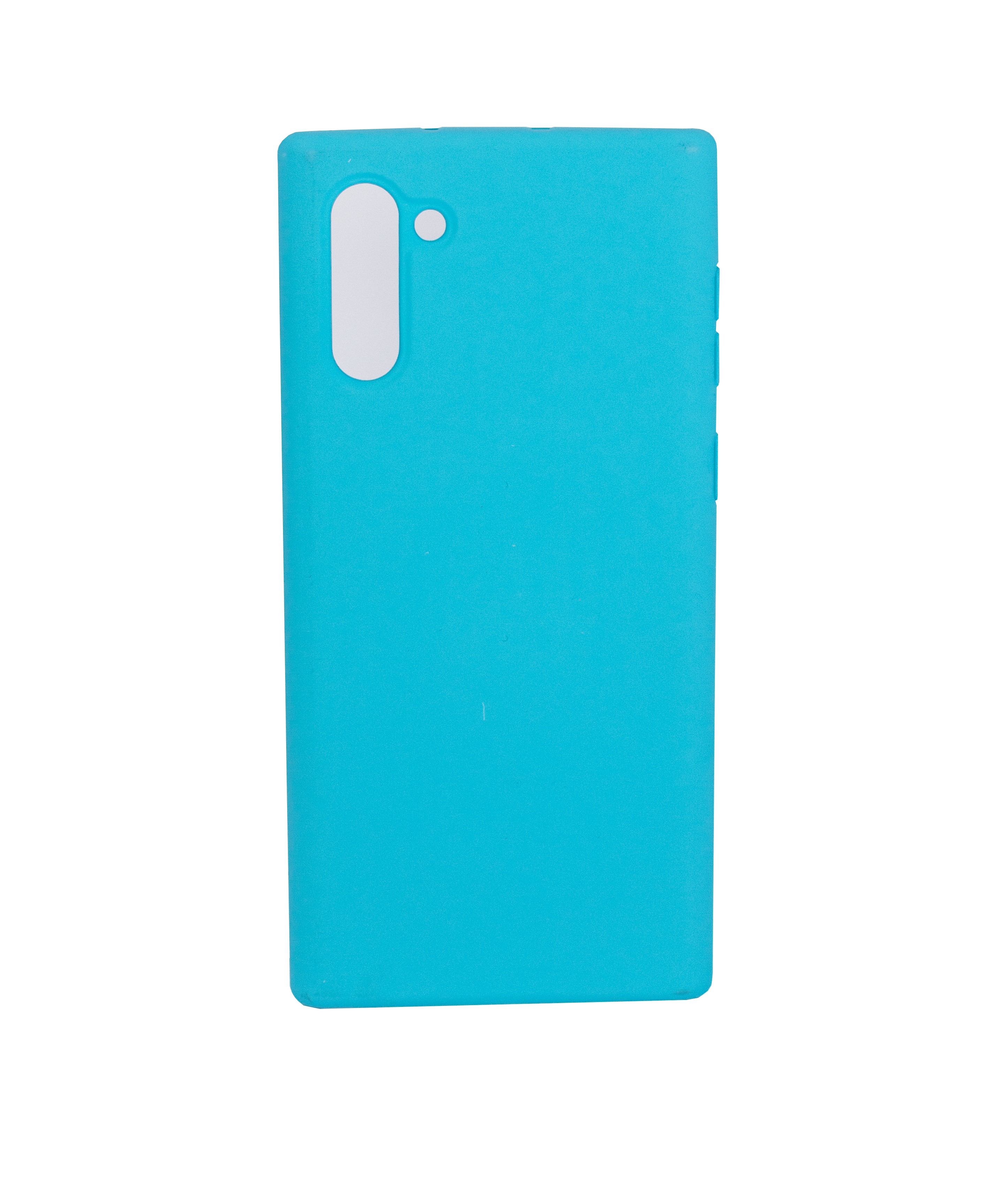 Protectores para celular  para Samsung  Note 10 Funda de silicona con felpa Celeste